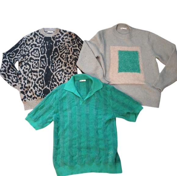 Zara Bundle of Womens Size Medium Sweaters - Picture 1 of 9